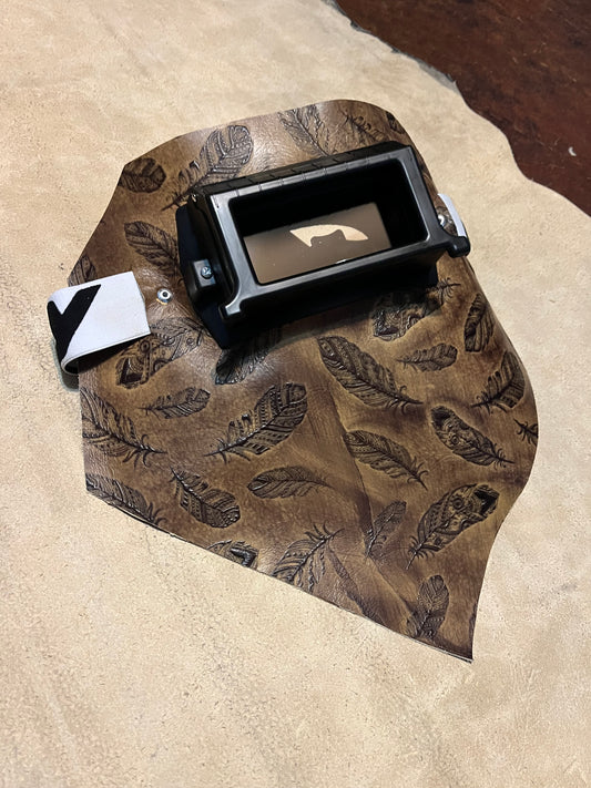 Feather Print Box Hood (3-4oz)